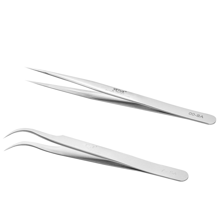 Professional Eyelash Extension Tweezers Private Label 